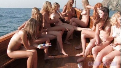 Candid HD: Nudist Boat Cruise Full HD video - Naturism encourages sincerity and honesty regarding the body