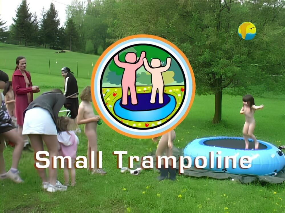Naturist Freedom: Small Trampoline - Family nudism in the 21st century