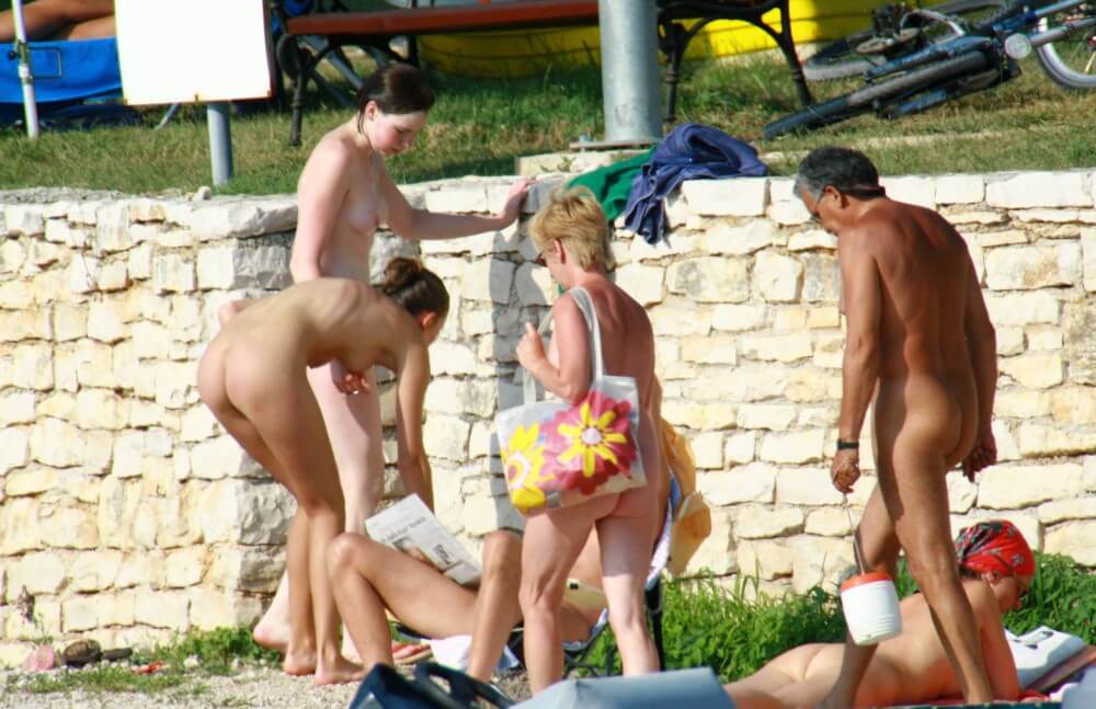 Nude Duet Girls Rail Climb Photo Set - Nudism and Respect for Nature and the Environment
