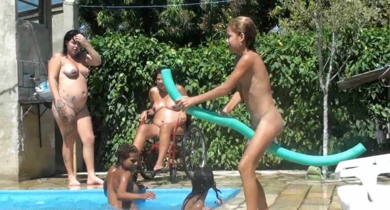 Oceanic Backyard Noon # 1 Full HD - Engaging in naturism promotes inner harmony and peace of mind