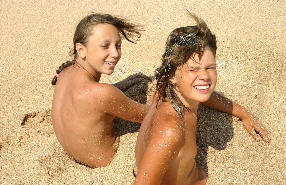 Ocean Beach Relaxing Photo Set - Naturist Club: Exclusive Content