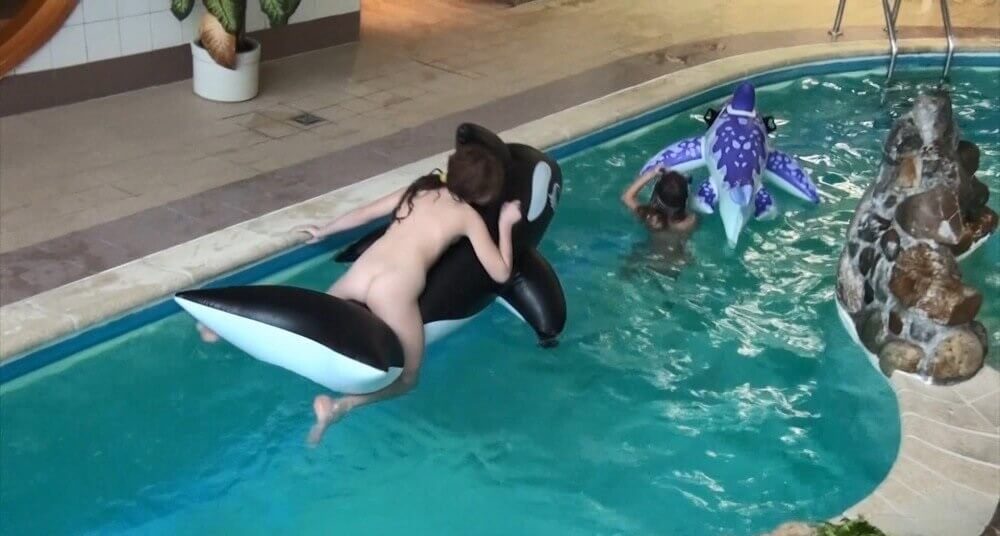 Naturism in the pool Full HD - It is a philosophy based on trust and respect for the naked body and nature