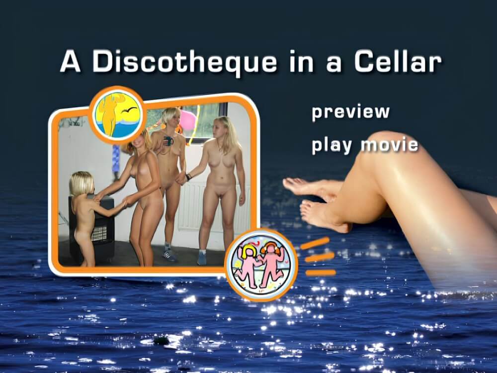 Naturist Freedom: A discotheque in a cellar - Completely naked people on planet Earth