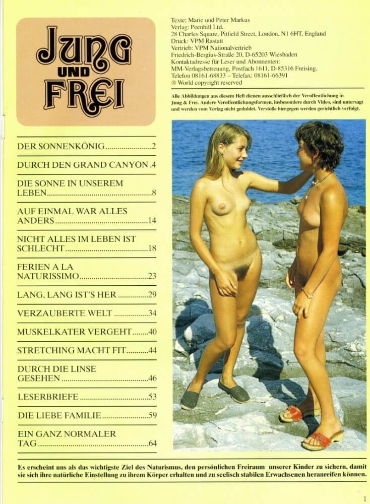 Jung und Frei Nr 76 - Joy and pleasure are an integral part of the nudist and naturist experience