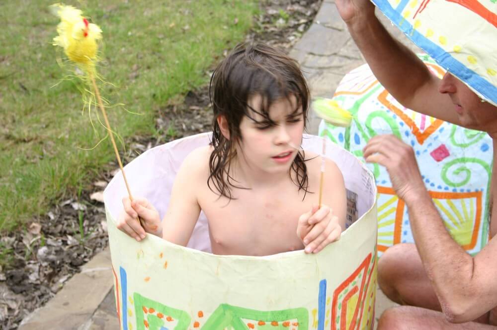Easter 2X Eggs Outdoors photos - Nature is considered the bodys natural clothing