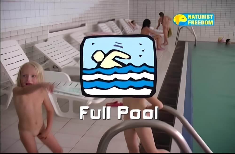 Naturist Freedom: Full Pool - The practice of nudism fosters trust and honesty