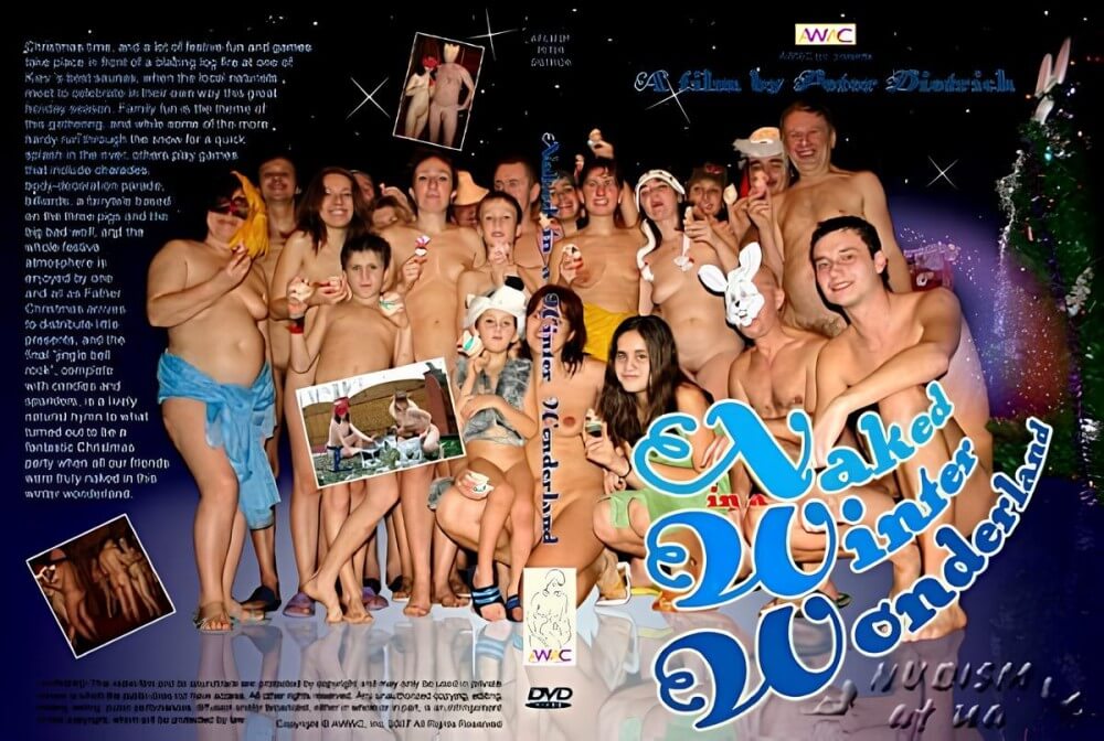 Enature, AWWC - Naked winter wonderland - Blending in with the crowd of nudists