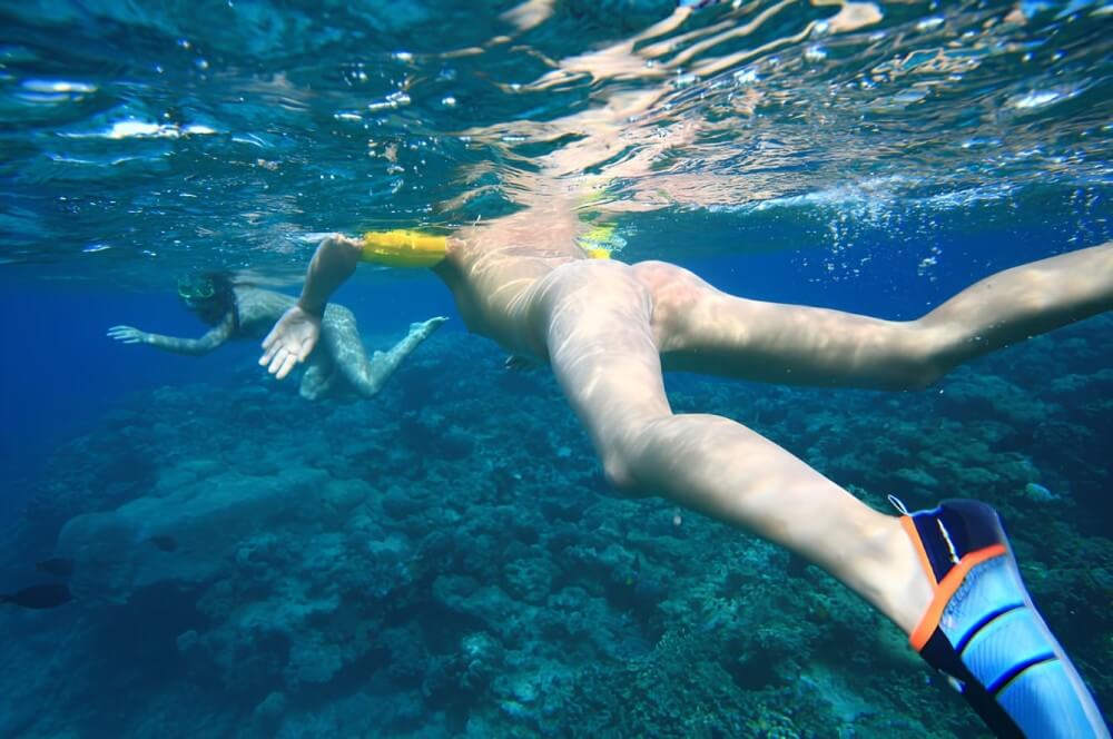 Nudism on the Red Sea photo gallery - Harmony and balance are important in this nudist culture