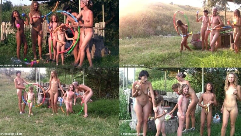 Countryside lounging 2 Full HD video - Taking Off Ones Clothes