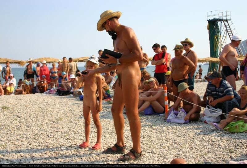 Naturist Pageant Line Up photos - They value respect for nature and the fully naked body