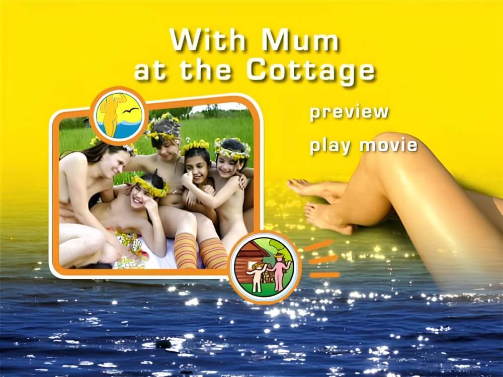 Naturist Freedom: With Mum at the Cottage DVD - Most nudists are motivated solely by a sense of comfort