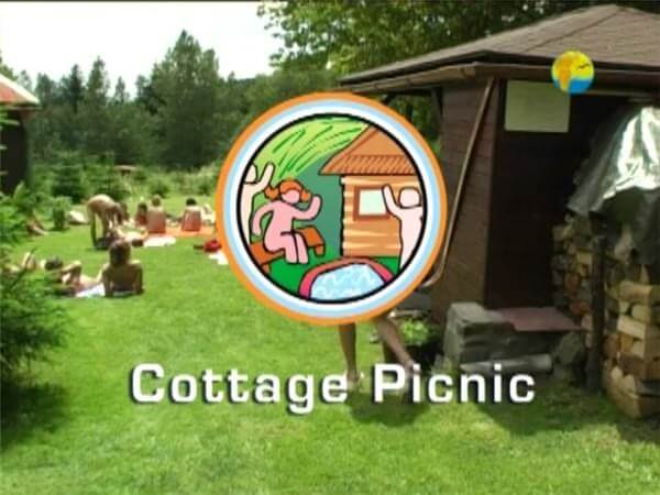 Naturist Freedom: Cottage Picnic DVD - Looking at the sun and my own naked body