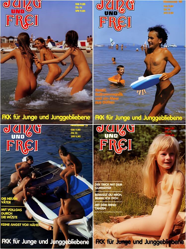 Jung und Frei Nr 9-12 - Naturists love openness and freedom