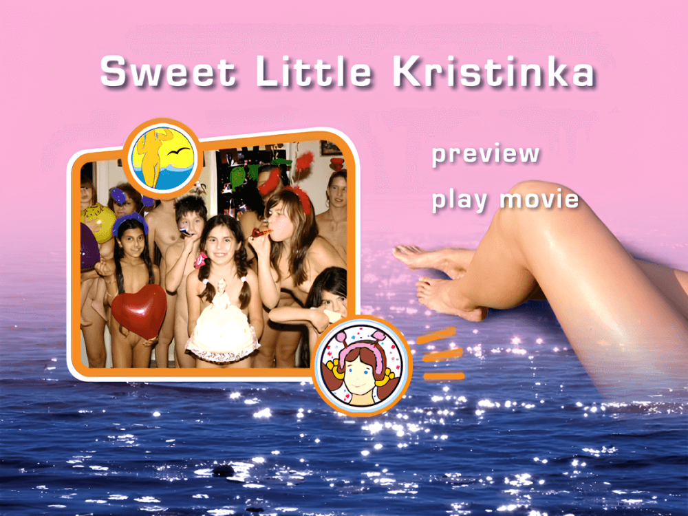 Naturist Freedom: Sweet Little Kristinka  DVD - Lightheartedness and ease are characteristic features of the practice of nudism and naturism